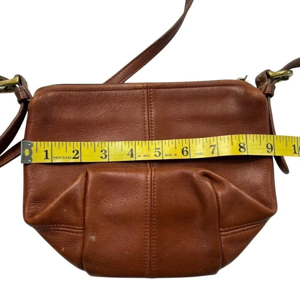 Vintage Coach MacDougal Tan Leather Crossbody 4130
